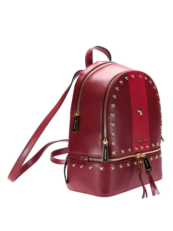 MICHAEL KORS: backpacks online - Rhea red backpack