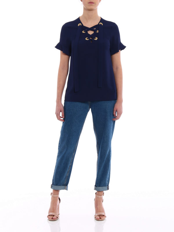 MICHAEL KORS: Blusas online - Blusa - Azul