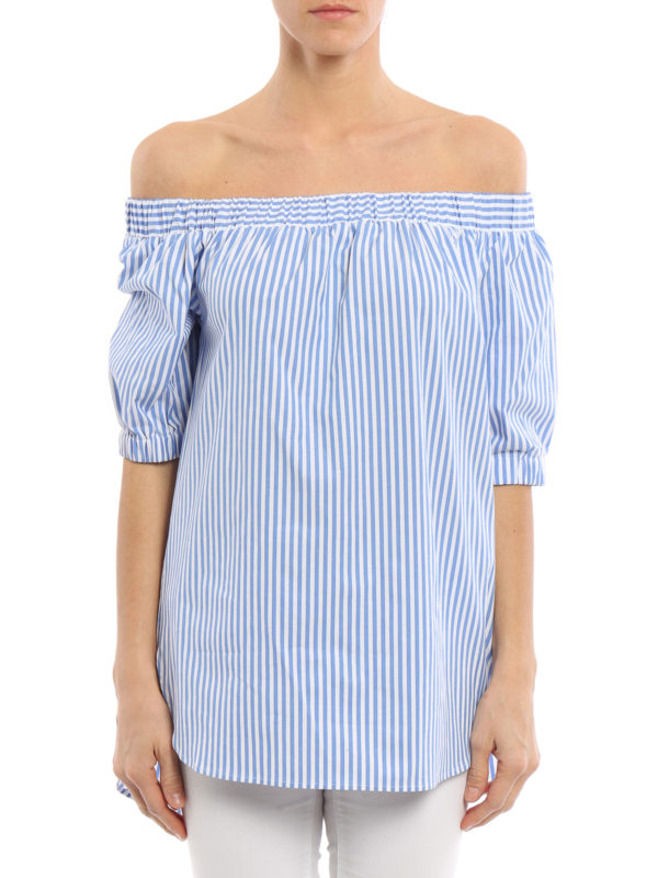 MICHAEL KORS: Blouses online - Chemisier Bleu Clair