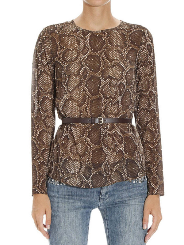MICHAEL KORS: blouses online - Printed sweater