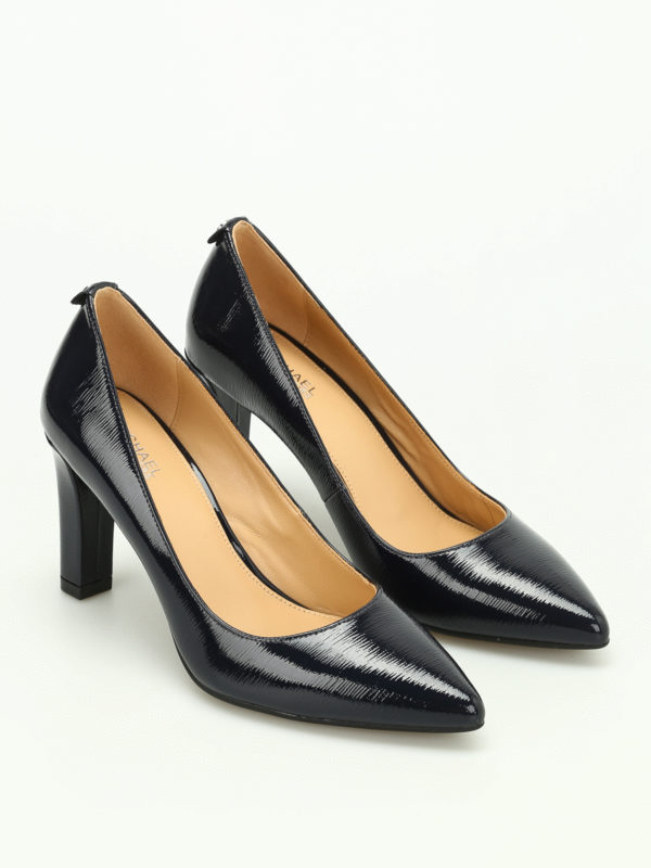 michael kors abbi leather flex pumps