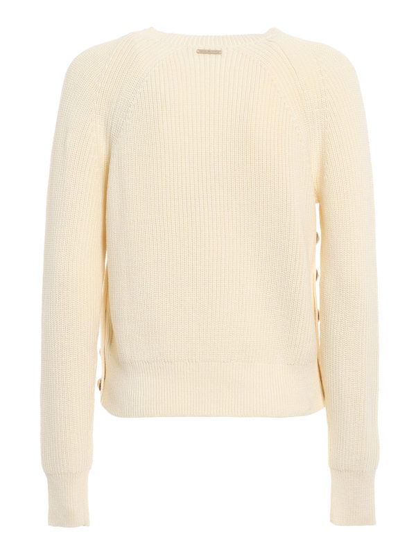 MICHAEL KORS: crew necks online - Side buttons sweater