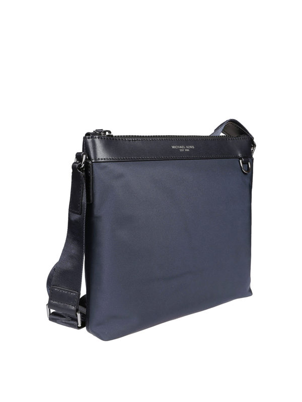 MICHAEL KORS: cross body bags online - Brooklyn large blue shoulder bag