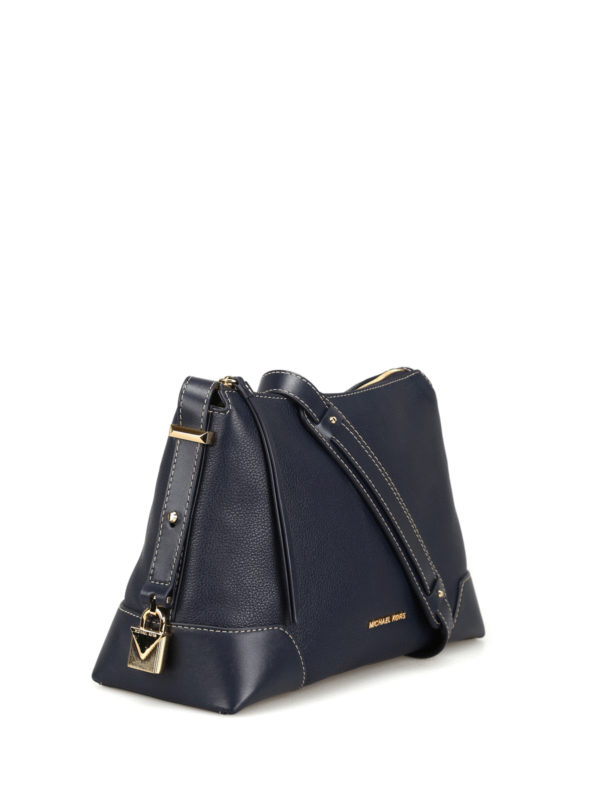 MICHAEL KORS: cross body bags online - Crosby admiral leather medium messenger bag