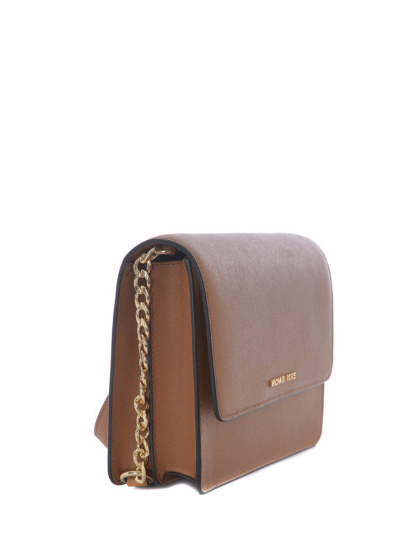 MICHAEL KORS: cross body bags online - Daniela large brown crossbody bag