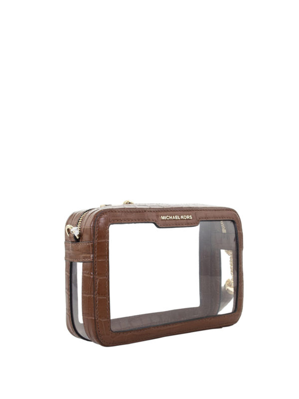 MICHAEL KORS: cross body bags online - Ginny M transparent rectangular bag