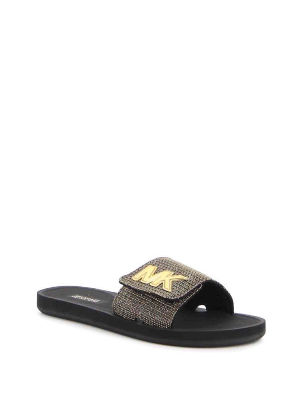 MICHAEL KORS: Chanclas de playa online - Chanclas - Negro