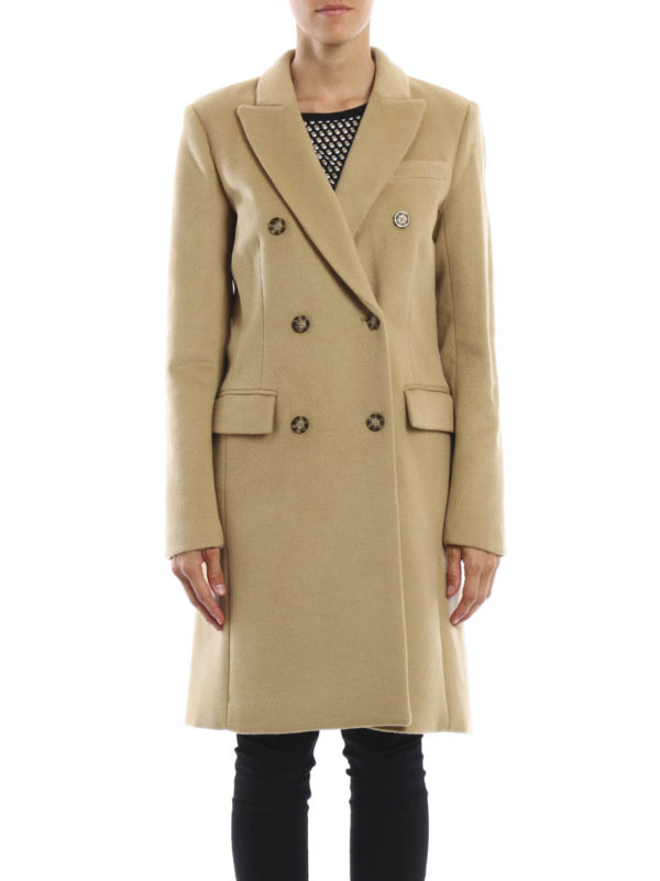 MICHAEL KORS: long coats online - Wool blend coat