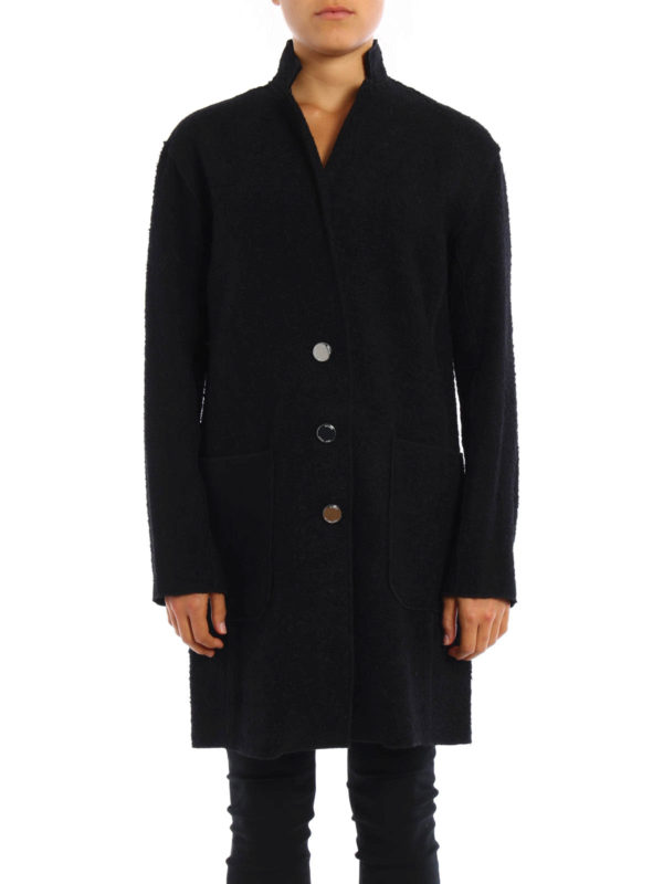 MICHAEL KORS: short coats online - Unstructured wool blend coat