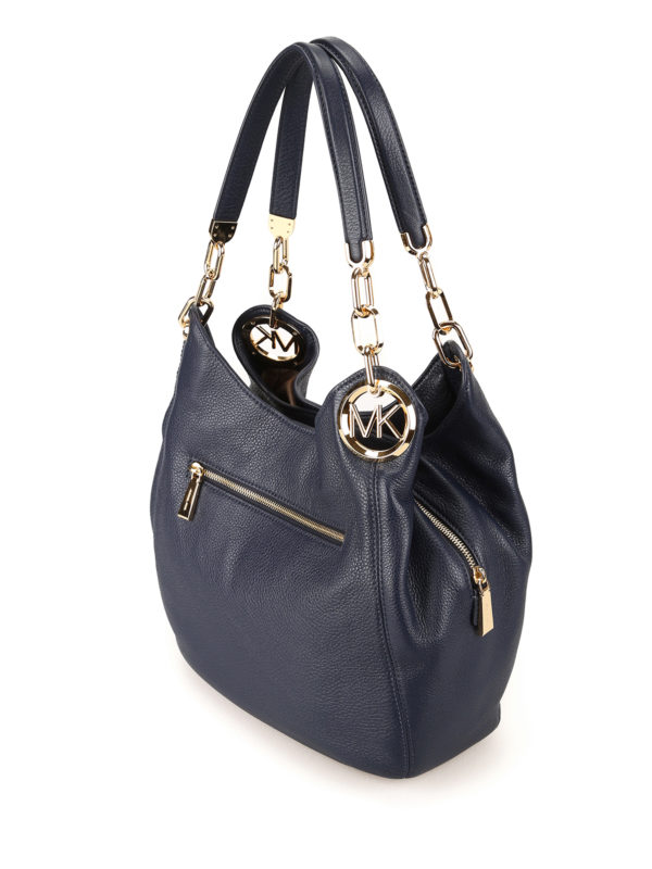 MICHAEL KORS: shoulder bags online - Lillie blue large shoulder bag