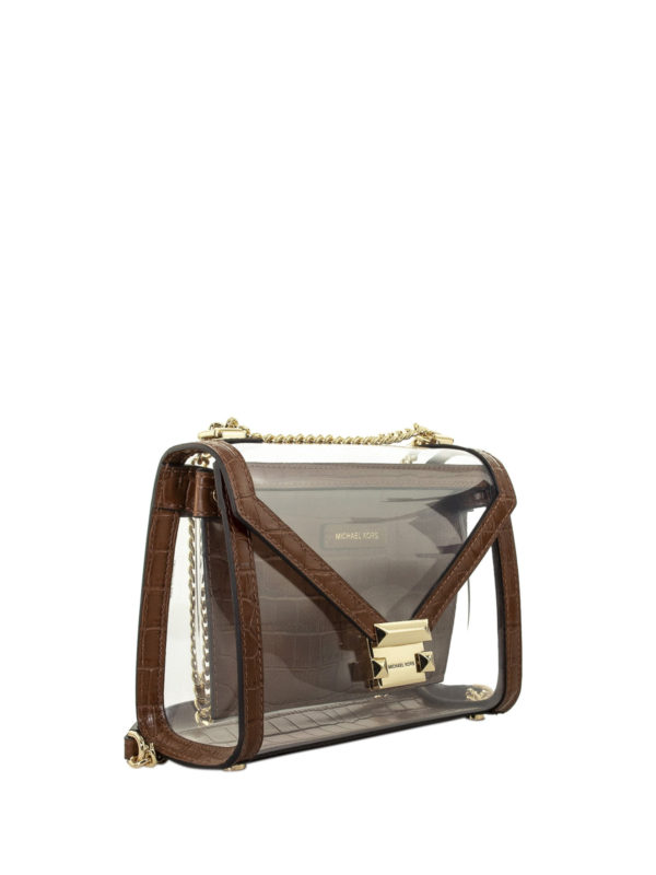 Michael Kors Whitney transparent shoulder bag 30S9GWHL3P219