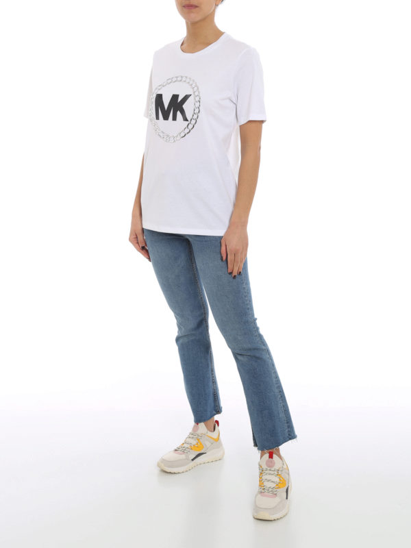 MICHAEL KORS: t-shirts online - Chain logo T-shirt