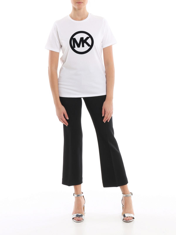 MICHAEL KORS: t-shirts online - Flock logo white Tee