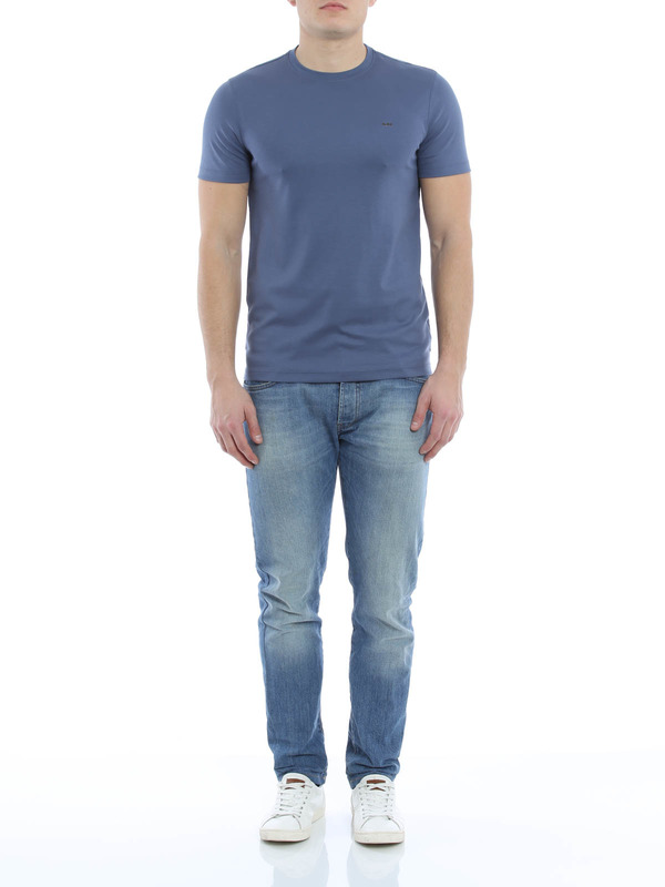 MICHAEL KORS: T-shirts online - T-Shirt Fur Herren - Hellblau