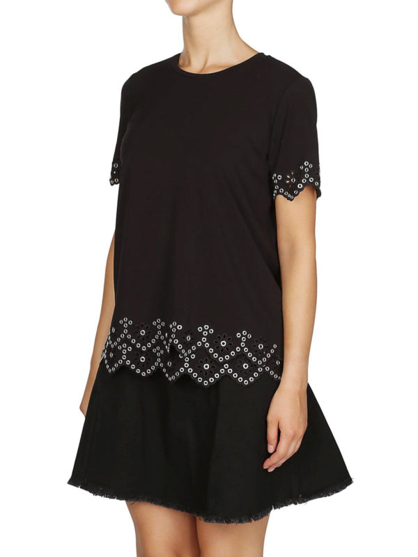 MICHAEL KORS: T-shirts online - T-Shirt - Noir