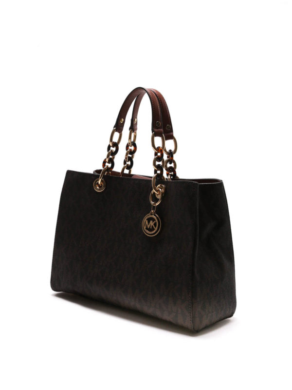 MICHAEL KORS: shopper online - Shopper con catena e logo