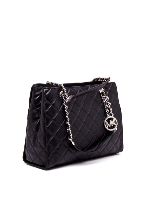 MICHAEL KORS: totes bags online - Susannah quilted leather bag