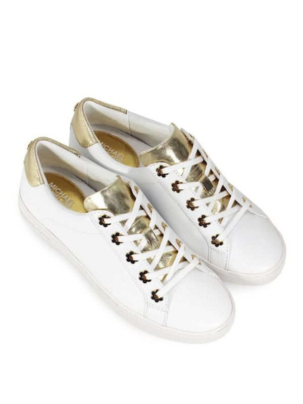 MICHAEL KORS: trainers online - Irving leather sneakers