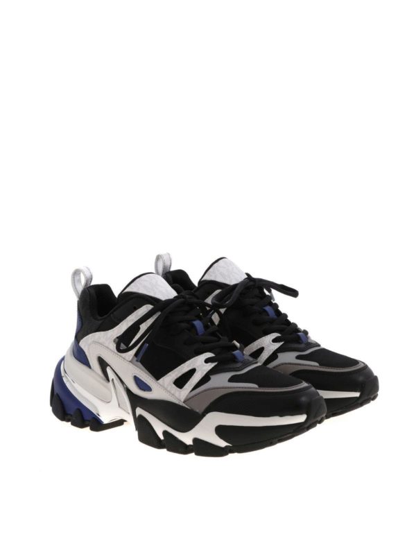MICHAEL KORS: trainers online - Sneakers Penn black blue and white