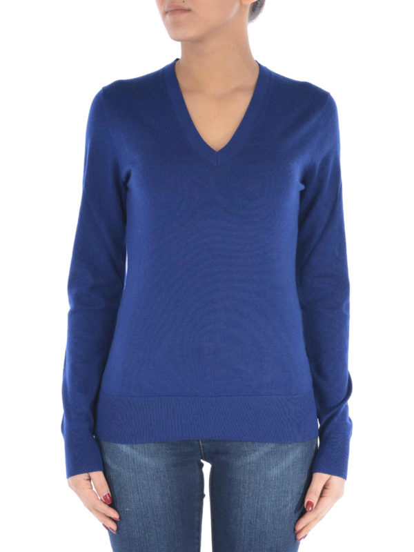 MICHAEL KORS: Suéteres con cuello pico online - TIMELESS V-NECK WOOL SWEATER