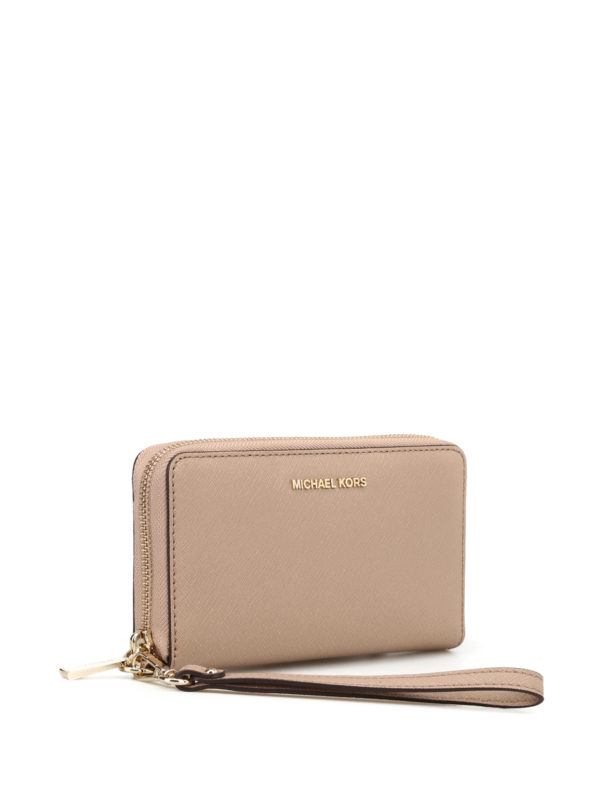 MICHAEL KORS: wallets & purses online - Saffiano leather smartphone wallet