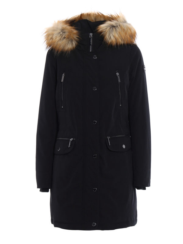 MICHAEL KORS: cappotti imbottiti - Piumino in tessuto tecnico opaco