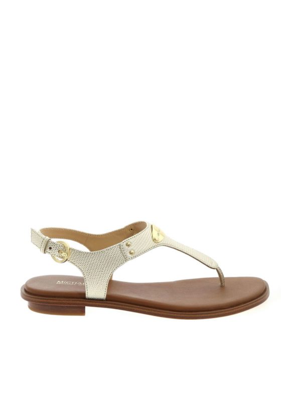 MICHAEL KORS: サンダル - サンダル - 金