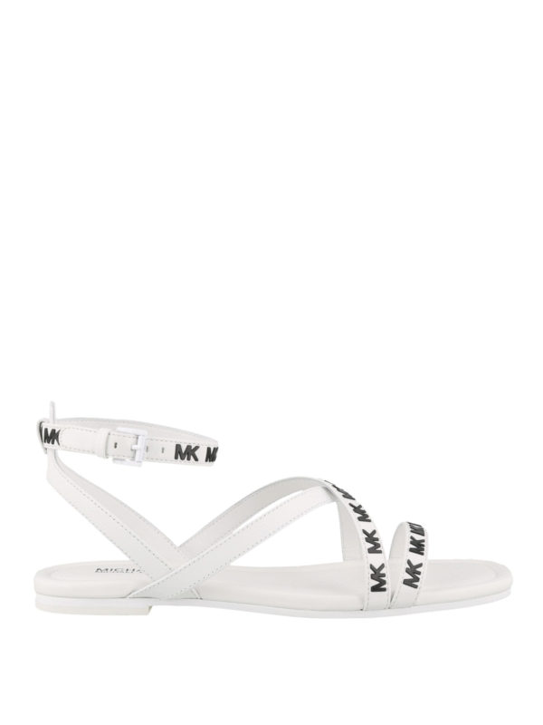 MICHAEL KORS: Sandalen - Sandalen - Weiß