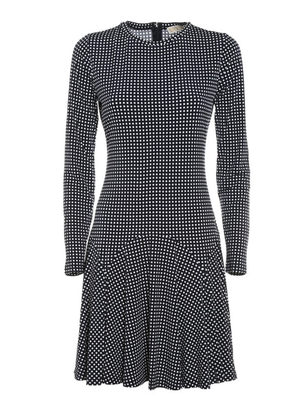 MICHAEL KORS: short dresses - Micro-square pattern dress