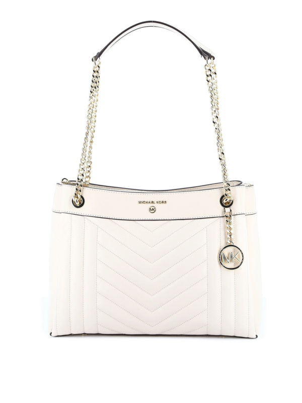 MICHAEL KORS: Schultertaschen - Schultertasche - Creme