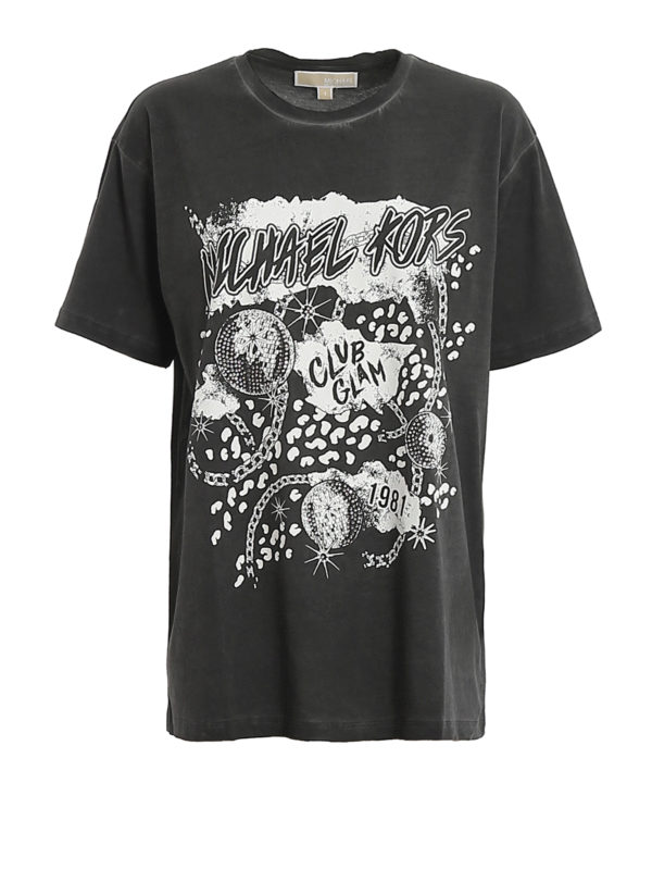 MICHAEL KORS: T-shirts - T-Shirt - Schwarz