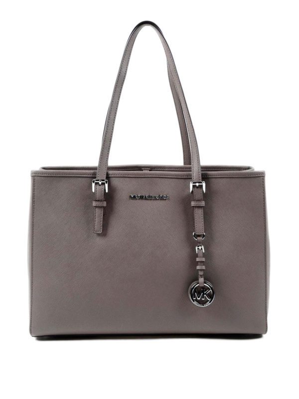MICHAEL KORS: Handtaschen - Handtasche Jet Set Travel - Grau