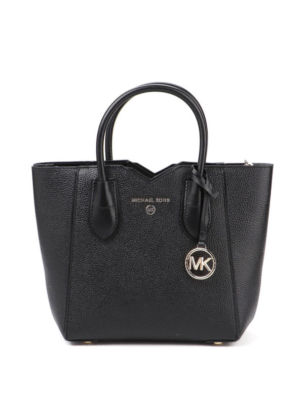 MICHAEL KORS: totes bags - Mae Messenger small black tote