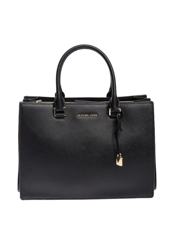 MICHAEL KORS: totes bags - Pebble leather structured handbag