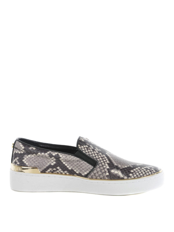 Michael kors sale snake print trainers