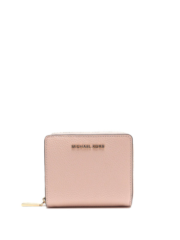 MICHAEL KORS: wallets & purses - Jet Set medium pink snap wallet