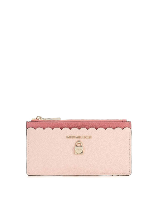 Michael kors on sale scalloped wallet