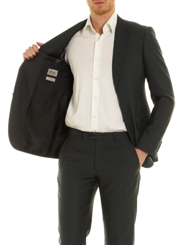 フォーマルスーツ メンズ - ダークグレー shop online: ARMANI COLLEZIONI