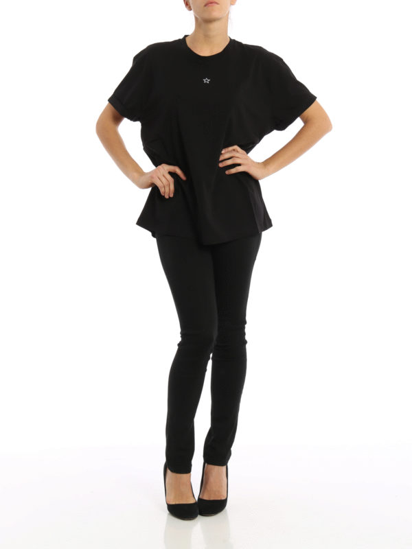 T-shirt con ricamo micro stella shop online: STELLA McCARTNEY