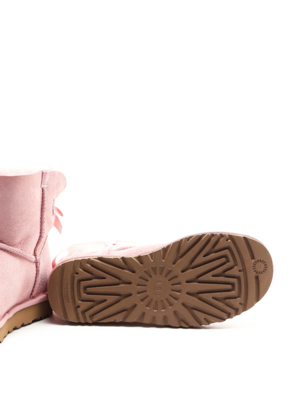 Mini Bailey Bow II pink booties shop online: UGG