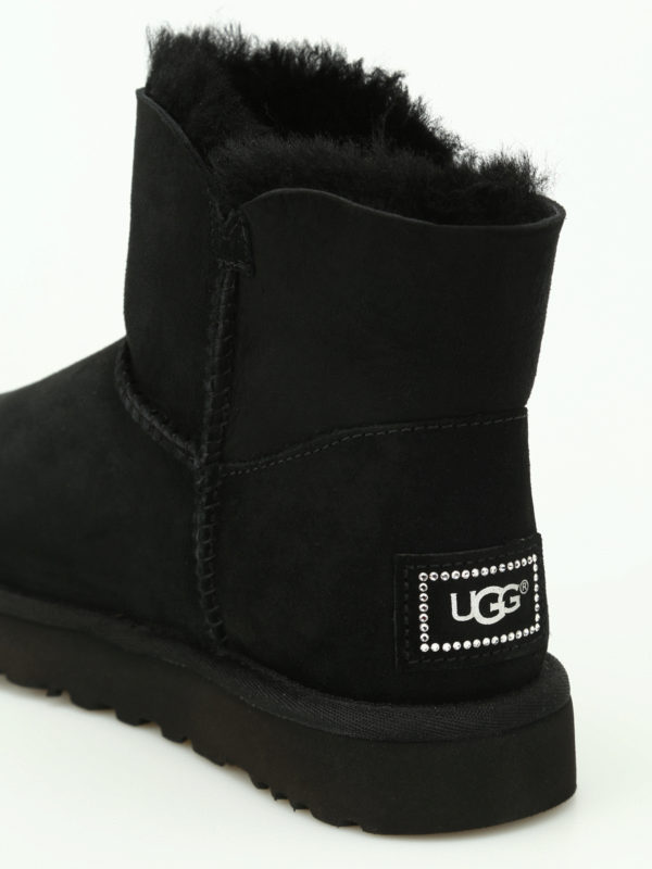 Stivaletti Mini Bailey Button neri shop online: UGG