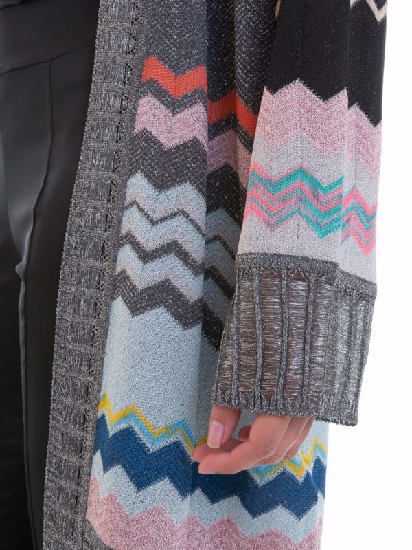 MISSONI buy online Chevron pattern open front cardigan
