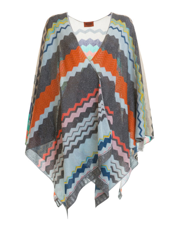 MISSONI: Capes & Ponchos - Cap Et Poncho Multicolore