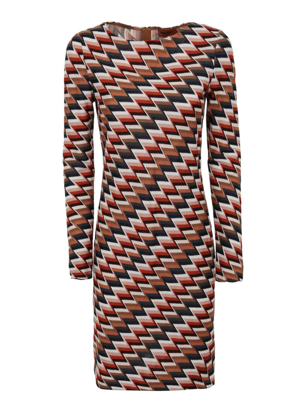 MISSONI: cocktail dresses - Chevron patterned dress