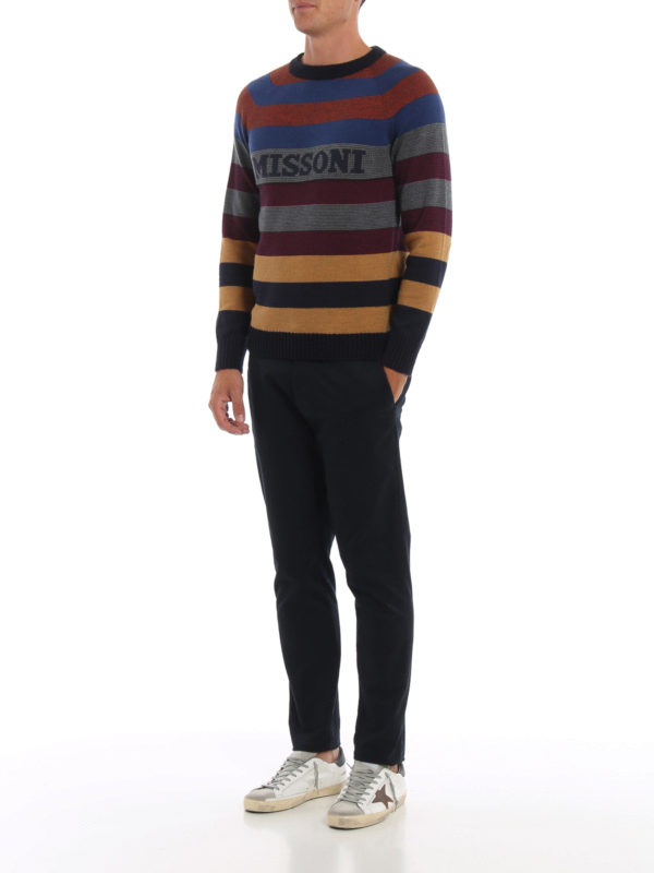 MISSONI: Suéteres con cuello pico online - Suéter Cuello Redondo - Estampado