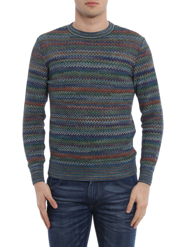 MISSONI: Strickpullover mit Rundhalsausschnitt online - Pullover Mit Rundhalsausschnitt
