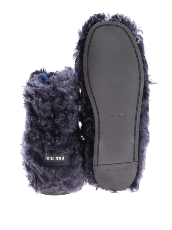 MIU MIU buy online Eco shearling winter boots