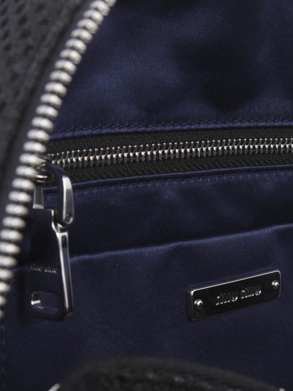 MIU MIU buy online Zaino in nylon e nappa matelassé