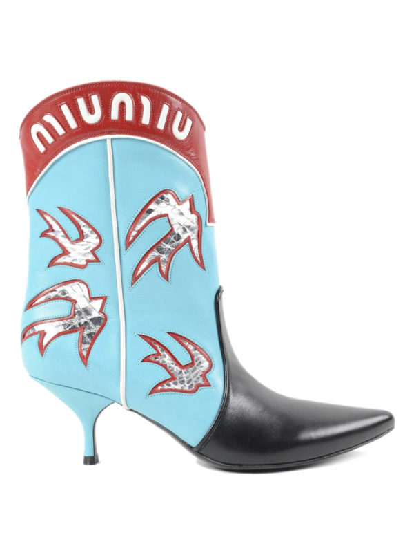 Miu miu hotsell cowboy boots