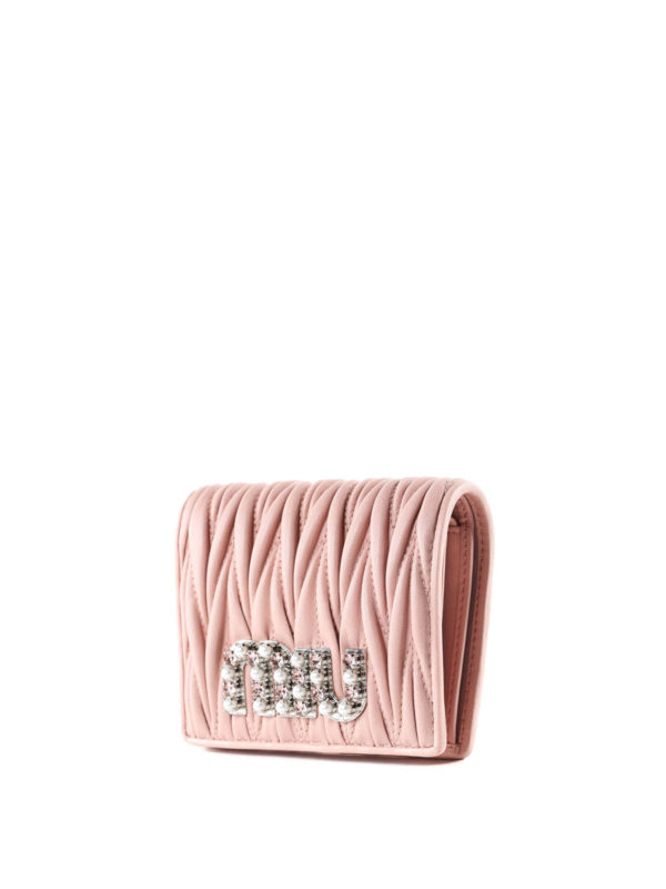MIU MIU: Portemonnaies und Geldbörsen online - Portemonnaie - Rosa